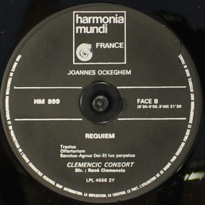 harmonia mundi France HM 999 - Requiem - Image 4