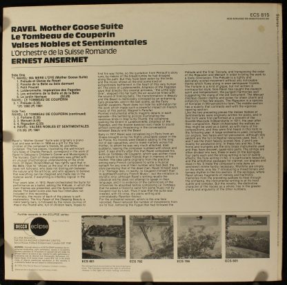 Decca Eclipse ECS 815 - Ma Mère L'Oye (Mother Goose Suite),  Le - Image 2