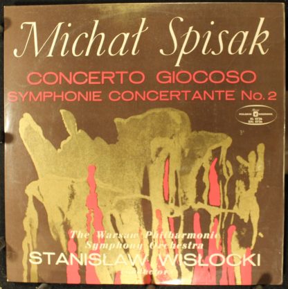 Polskie Nagrania Muza SXL 0726 - Concerto Giocoso Symphonie Conc
