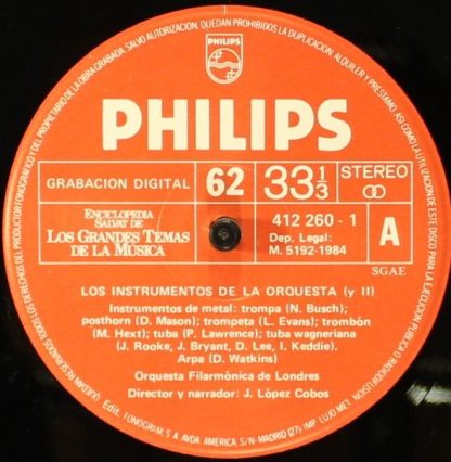 Philips 412 260-1 - Los Instrumentos De La Orquesta (Y 2) - Image 3