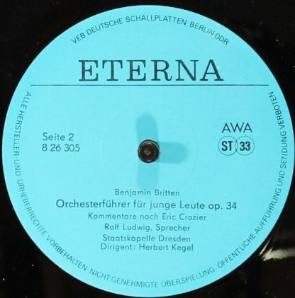 Eterna 8 26 305 - Peter Und Der Wolf / Orchesterführer Für Junge - Image 4