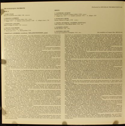 BIS LP-318 - The Burlesque Trombone - Image 3
