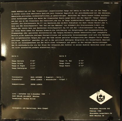 Skarabäus Records 002 - Tango Mortale - Image 2