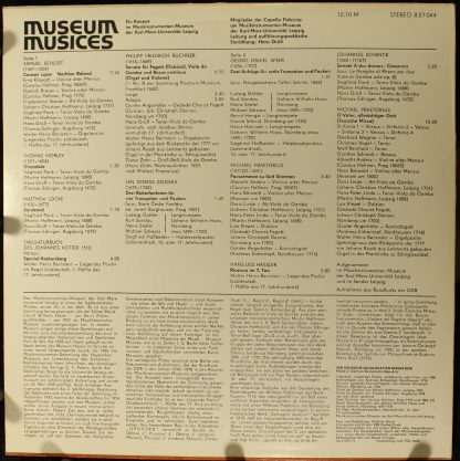 Eterna 8 27 044 - Museum Musices - Image 2