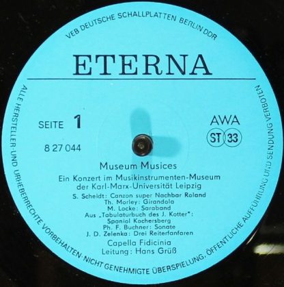 Eterna 8 27 044 - Museum Musices - Image 3