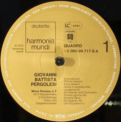 Deutsche Harmonia Mundi 1C 065-99 717 Q - Missa Romana - Image 5
