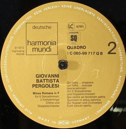 Deutsche Harmonia Mundi 1C 065-99 717 Q - Missa Romana - Image 6