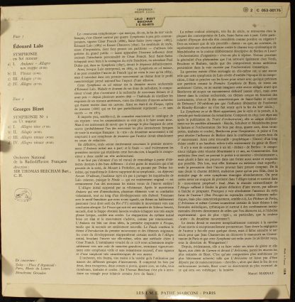 La Voix De Son Maître 2C 053 00175 - Symphonie En Ut Majeur -  S - Image 2