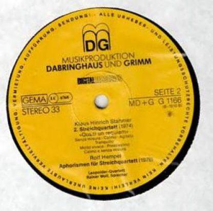 Musikproduktion Dabringhaus Und Grimm G 1166 - Moderne Streichqu - Image 3