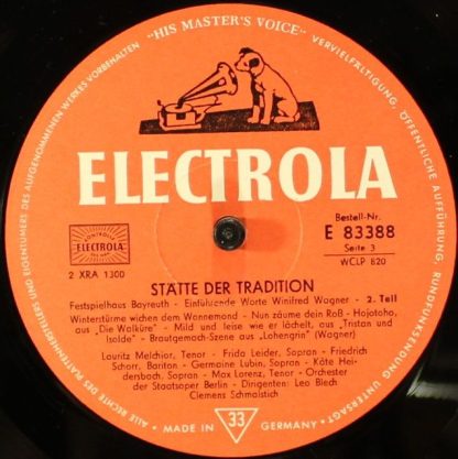 Electrola 83388 - Stätte Der Tradition - Festspielhaus Bayreuth - Image 3