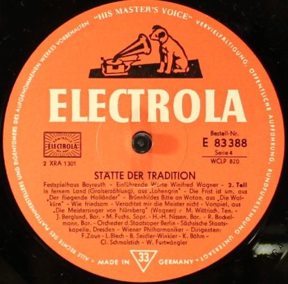 Electrola 83388 - Stätte Der Tradition - Festspielhaus Bayreuth - Image 4