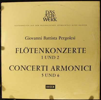 DECCA SAWD 9932-B - Flötenkonzerte 1 und 2 - Concerti Armonici N