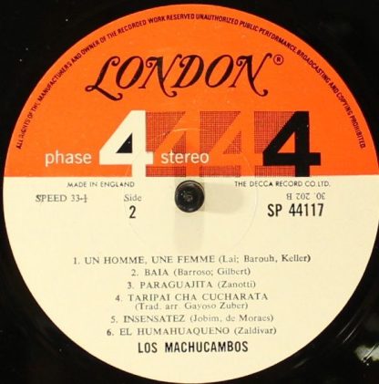 London Records SP 44117 - Mucho Gusto - Image 6