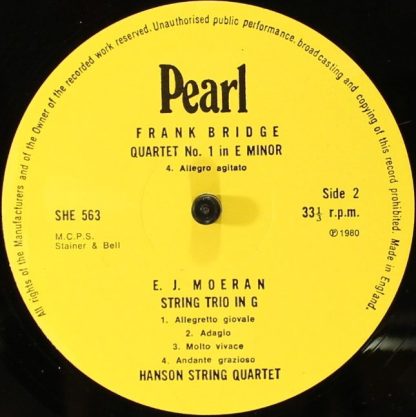 Pearl SHE563 - String Quartet No.1 / String Trio - Image 6