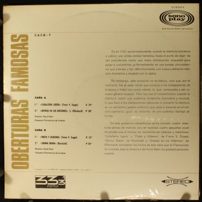Sonoplay EACS-7 - Oberturas Famosas - Image 2