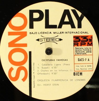 Sonoplay EACS-7 - Oberturas Famosas - Image 3
