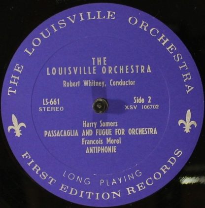 First Edition Records LS-661 - Jephta. Rhapsodic Poem (Symphony - Image 5