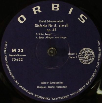 Orbis 70622 - Sinfonie Nr. 5 Op. 47 - Image 4