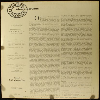 Ducretet Thomson SCC 504 - Symphonie Pathétique - Image 2