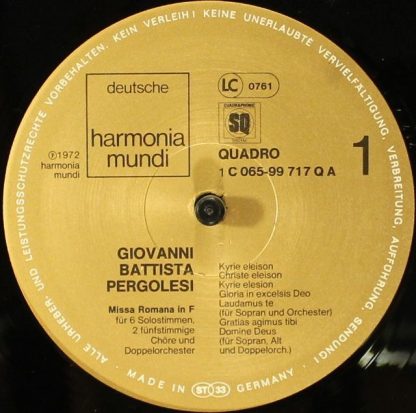 Deutsche Harmonia Mundi 1C 065-99 717 Q - Missa Romana - Image 5