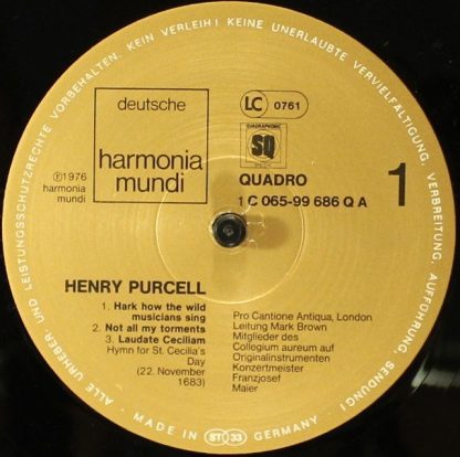 Deutsche Harmonia Mundi 1C 065-99 686 Q - Laudate Ceciliam & Sec - Image 5