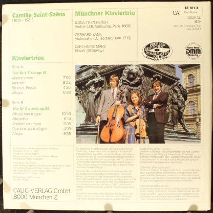 Calig CAL 30 843 - Klaviertrios Nr. 1 Op. 18 / Nr. 2 Op. 92 - Image 2