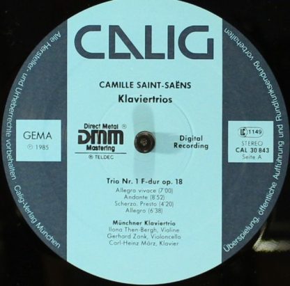Calig CAL 30 843 - Klaviertrios Nr. 1 Op. 18 / Nr. 2 Op. 92 - Image 6