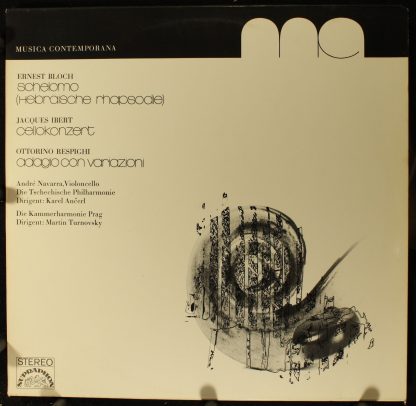 Supraphon 80 501 PK - Schelomo (Hebräische Rhapsodie)/ Cellokonz