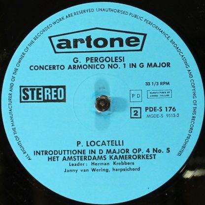Artone PDE 176 - Concerto Grosso / Sonata A Cinque / Concerto Ar - Image 4