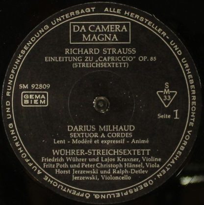 Da Camera Magna SM 92809 - Wührer-Streichsextette - Image 4