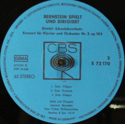 CBS S 72 170 - Leonard Bernstein spielt und dirigiert Ravel: Kla - Image 5