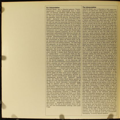 Deutsche Harmonia Mundi 1C 153-99 670/71 - Sinfonie Nr. 5 B-Dur - Image 4