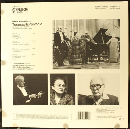 Capriccio CD 30 041/1-2 - Turangalila-Sinfonie - Image 2