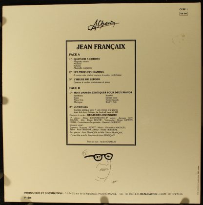 Disques A Charlin CCPE 1 - Quatuor Loewenguth - Image 3