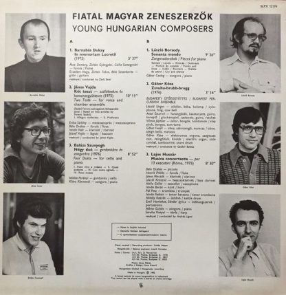 Hungaroton SLPX 12178 - Young Hungarian Composers - Image 2