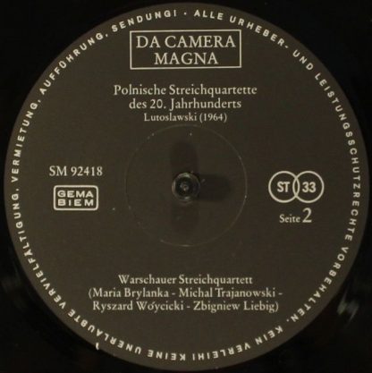 Da Camera Magna SM 92418 - Polnische Nstreichquartette Des 20. J - Image 4