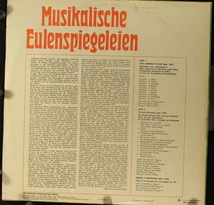 Eterna 8 26 018 - Musikalische Eulenspiegeleien - Image 2