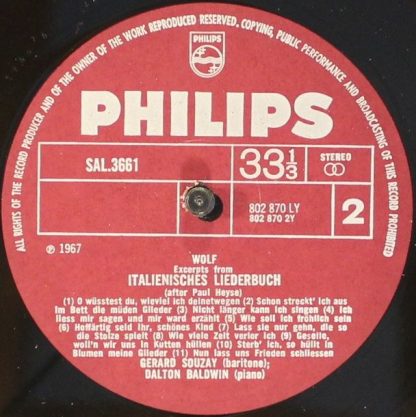 Philips 802 870 LY - Aus Dem Italienischen Liederbuch - Image 4