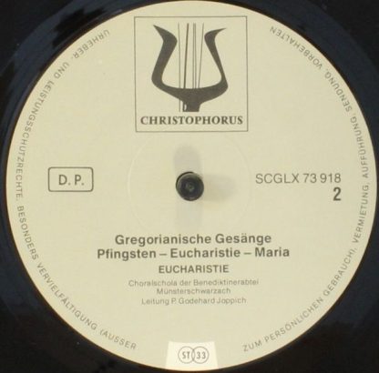 Christophorus SCGLX 73 906 - Gregorianische Gesänge - Image 10