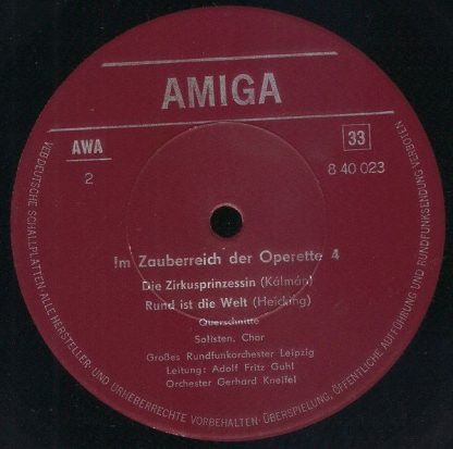 Amiga 8 40 023 - Im Zauberreich Der Operette - Image 3