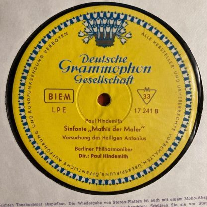 Deutsche Grammophon LPE 17 241 - Sinfonie »Mathis Der Maler« - Image 5