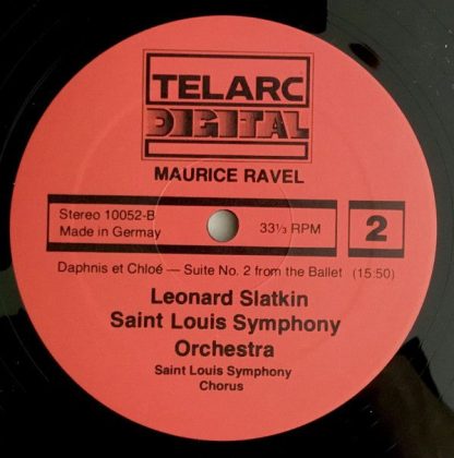 Telarc 10052 - Bolero / Pavane Pour Une Infante Défunte / Daphni - Image 6