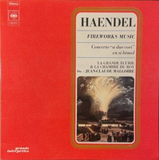 CBS CBS 76172 - Fireworks Music - Concerto "A Due Cori En Si Bém