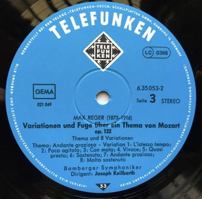 Telefunken 6.35053 DX - Mozart-Variationen • Hiller-Variationen - Image 5