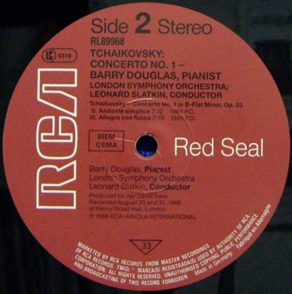 RCA Red Seal RL89968 - Concerto No. 1 - Image 4