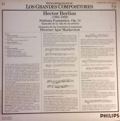 Philips 68 51 050 - Sinfonía Fantástica, Op. 14 - Image 2