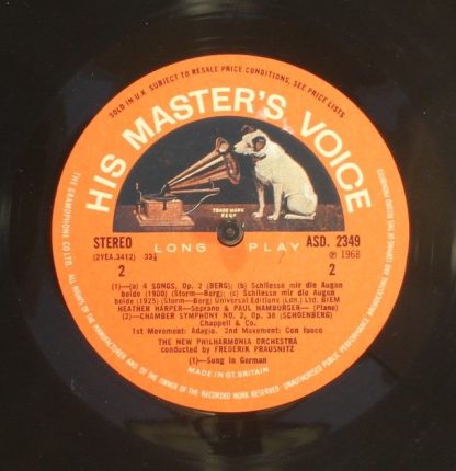 His Master's Voice ASD 2349 - Landmarks Of 20th Century Music - Image 4