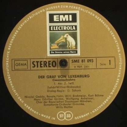 EMI Electrola SME 81093/94 - Der Graf Von Luxembourg (Gesamtaufn - Image 5