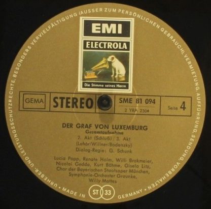 EMI Electrola SME 81093/94 - Der Graf Von Luxembourg (Gesamtaufn - Image 8