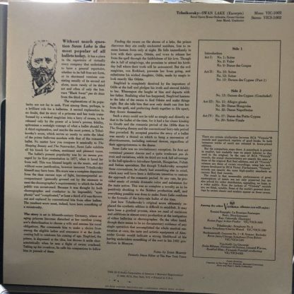 Classic Records VICS-1002 - Excerpts From Swan Lake - Image 2